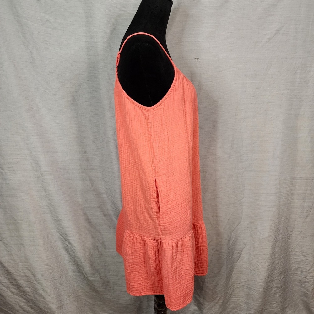 UNIVERSAL THREAD Size Small Cotton Gauze Spaghetti Strap Ruffled Breezy Dress - Picture 3 of 9